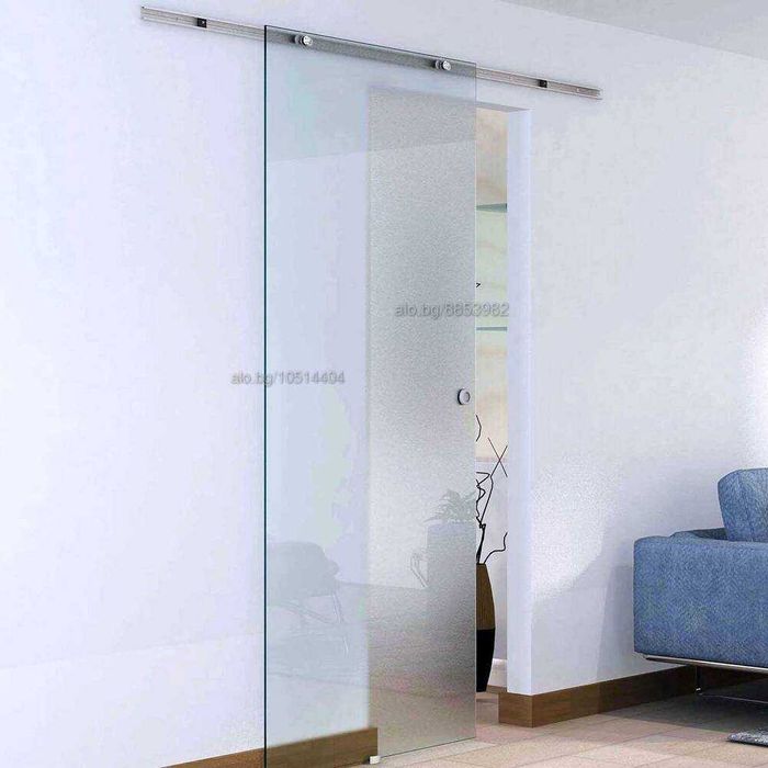 Плъзгаща врата стъклена интериорна 1025 x 2050 mm