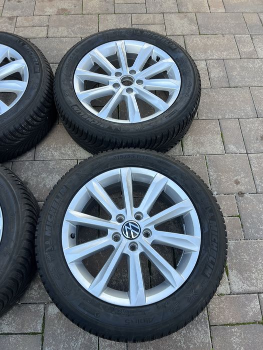 Jante 5x112 originale vw passat b8 Michelin 215 55 17 Helsinki