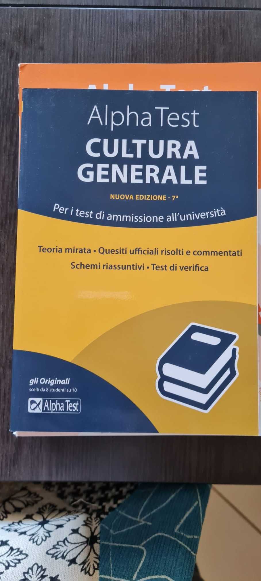 set 8 cărți examen Arhitectura Politehnica Milano din 2022