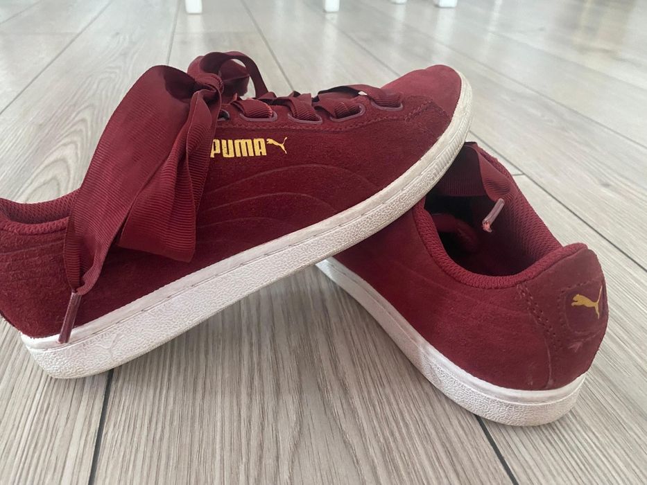 De vanzare incaltaminte PUMA SneakersVikky Ribbon Visiniu stare buna