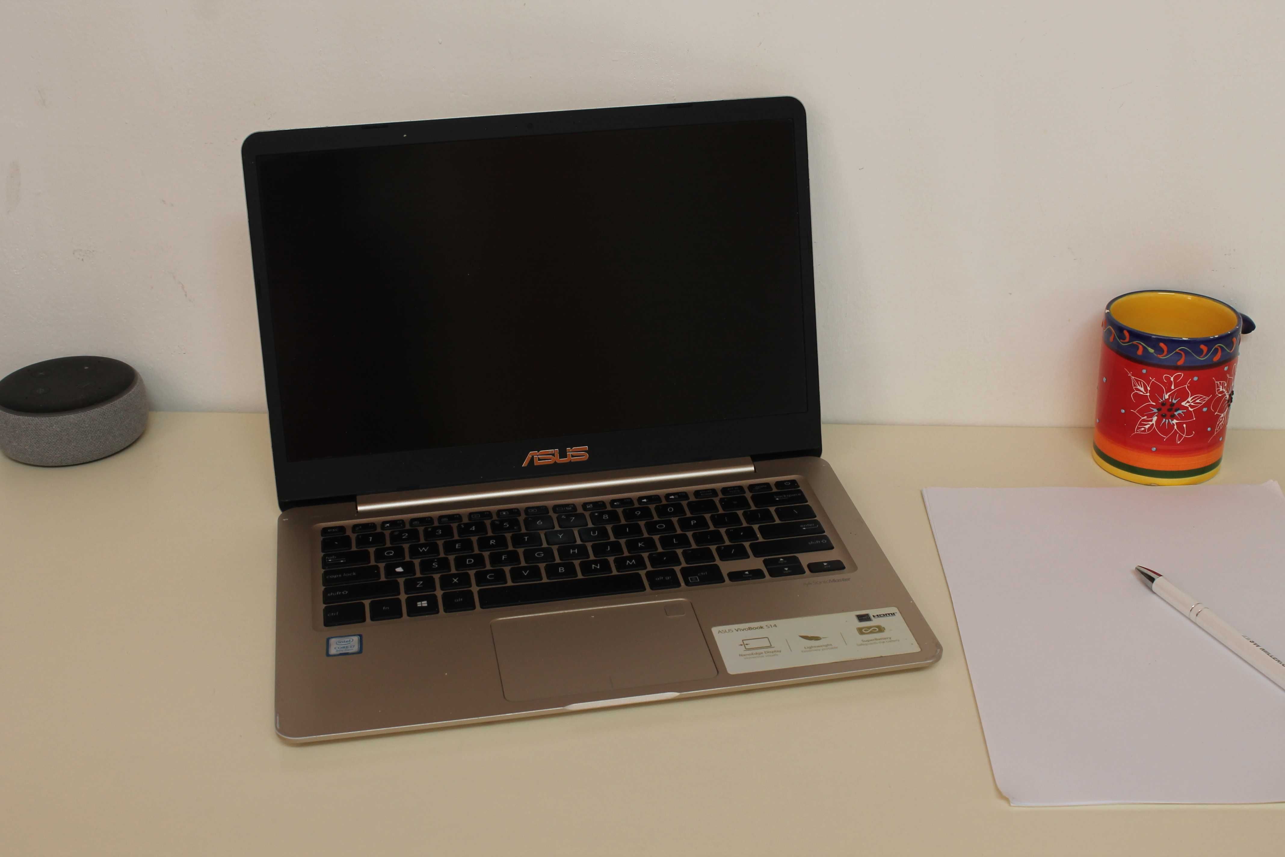 Ultrabook ASUS S406UA Intel i7-8550U 14” 8GB 128GB SSD Windows 10 Gold
