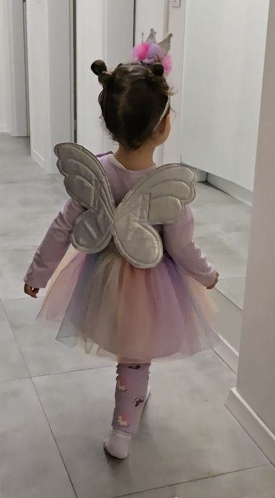 Рокля за Хелоуин маскараден костюм с крила H&M 86-92см