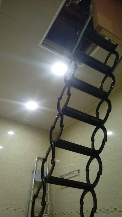 Чердачная лестница ost340 раскладная люк складная на чердак мансарду