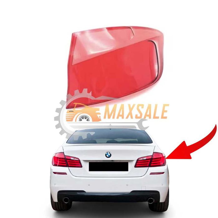 Капак стъкло външно десен стоп BMW 5 F10 Facelift (14-17) бмв 5 ф10