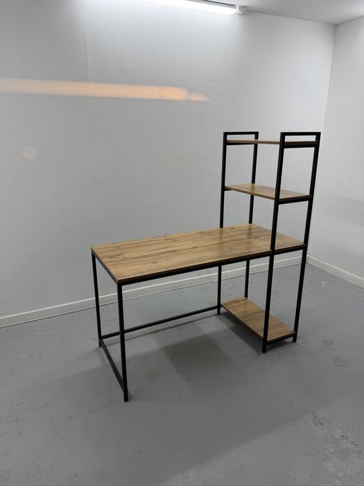 Стол лофт с полками (бесплатная доставка)