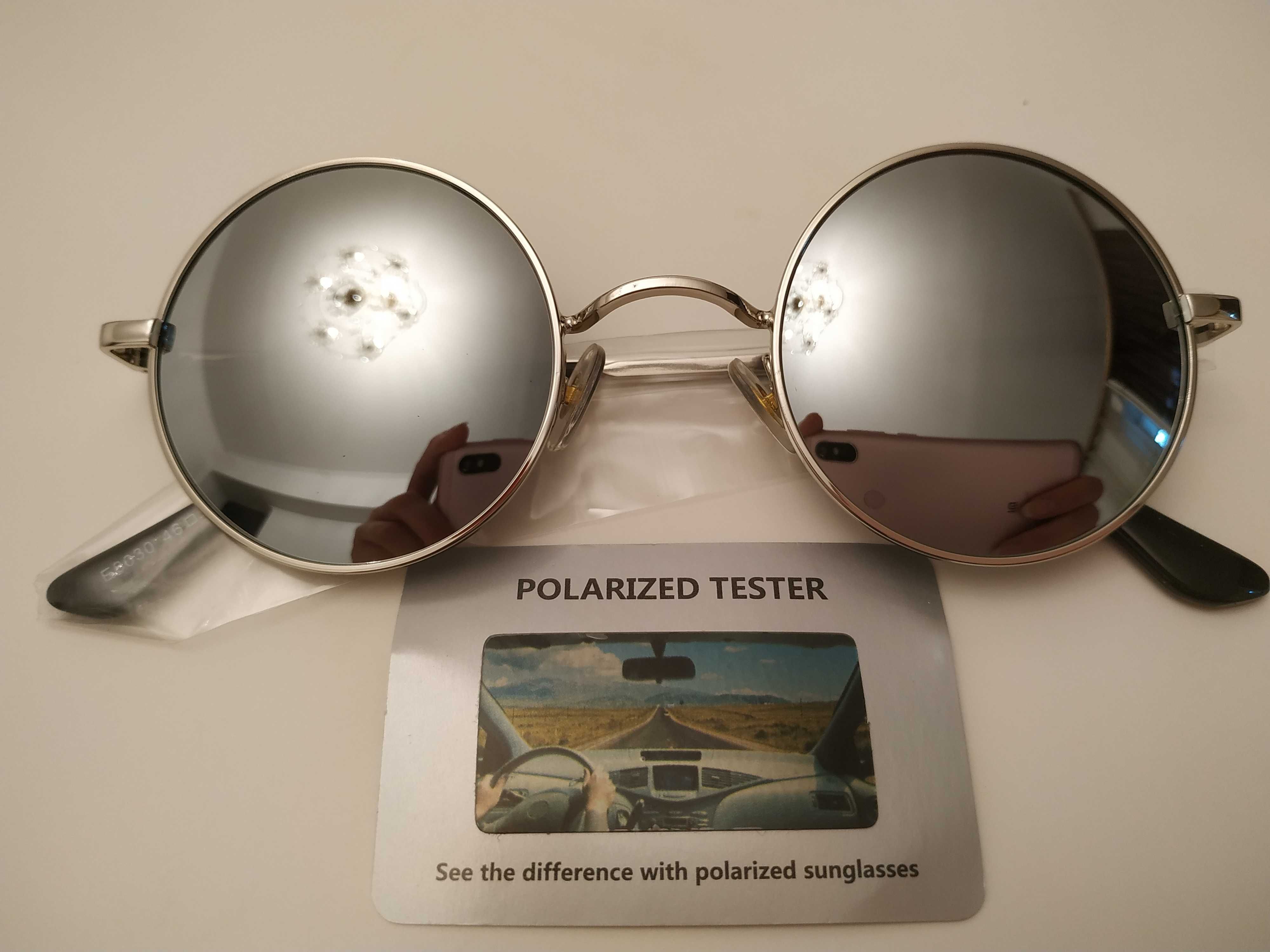 Новые солнцезащитные очки, зеркальные, поляризационные