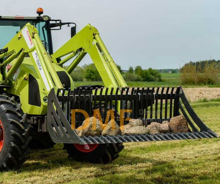 Каменна кофа за трактор и челен товарач