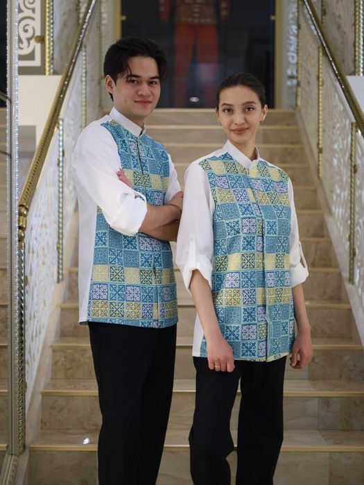 Рубашка Atameken техперсонал одежда/повар/официант спецодежда