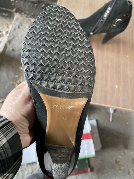 Ботильоны из замши 39 размер