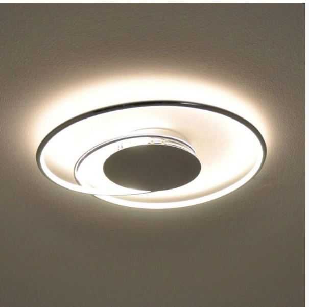 Lampă de tavan LED „Joline” (Modernă) în argintiu, fabricată din metal