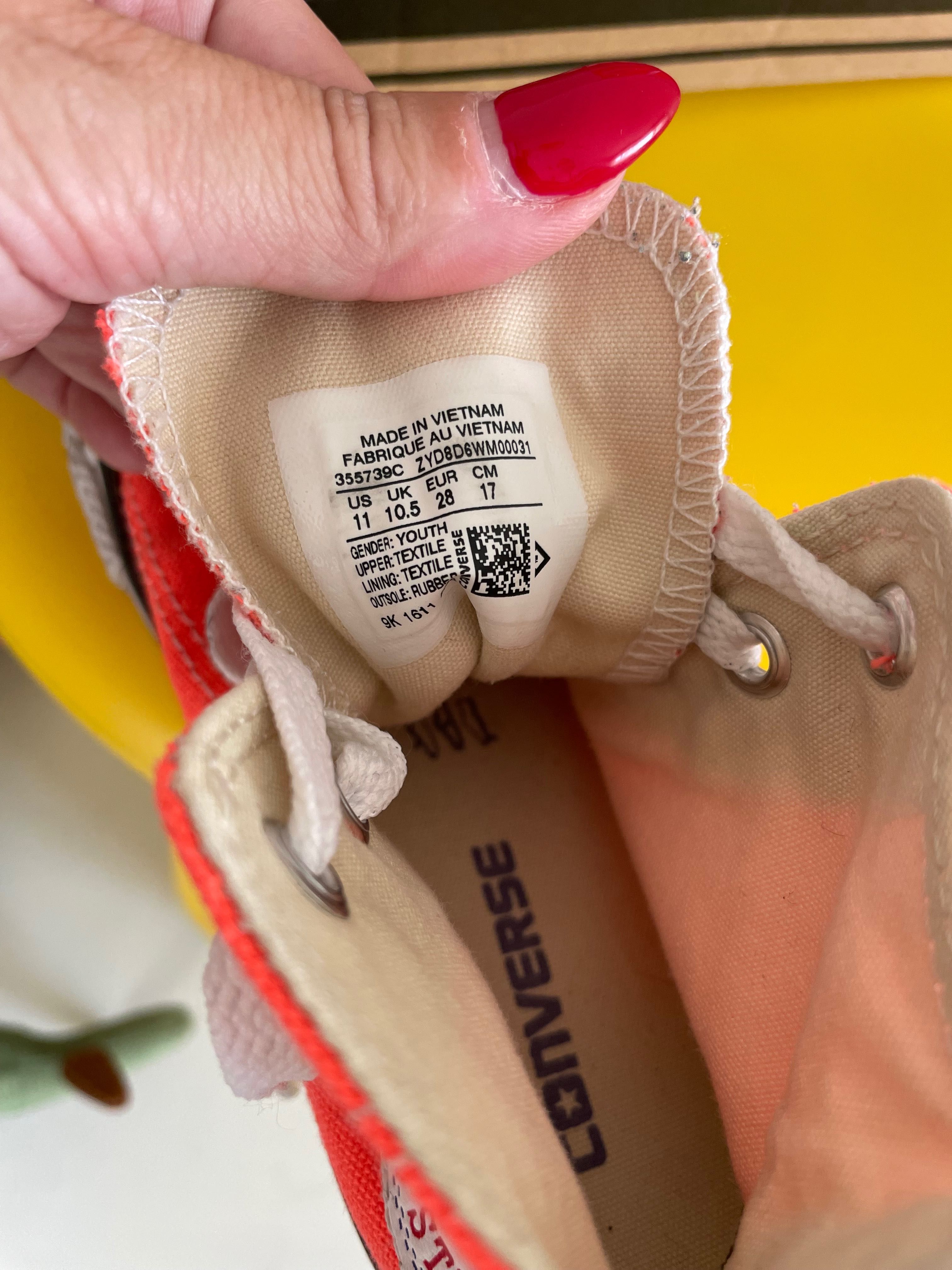 Детски Converse 28 neon