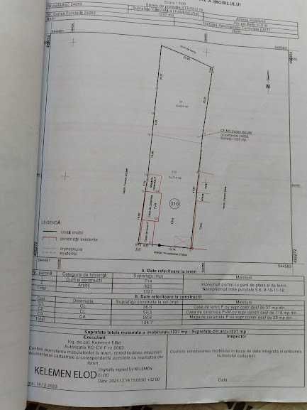 VÂnd casă și teren în comuna Belin ,județul Covasna