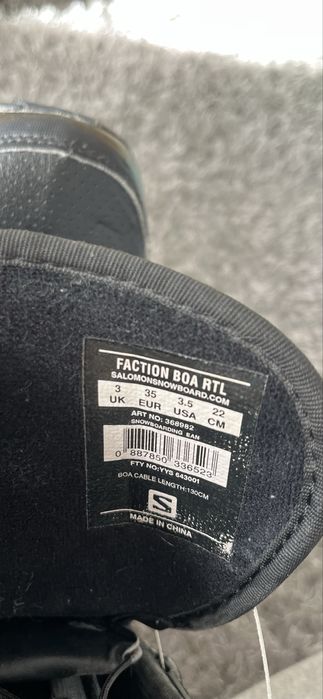 Сноуборд обувки, Salomon, 35 номер.