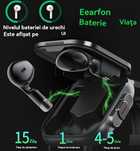 Ceas Smartwatch cu Căști Bluetooth Incorporate, CELhome D8, 2 în 1