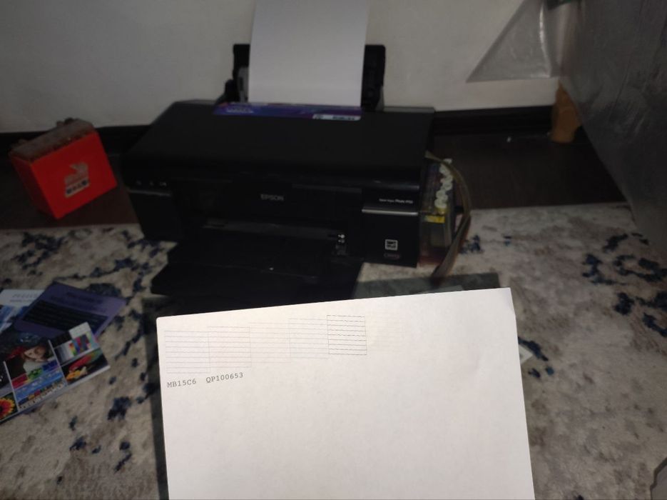 Epson P 50 Dyuz 100% 6 ta rangPrabegi endgina 7000 uyda Kam ishlagan