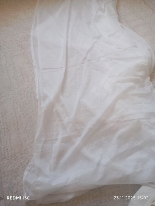 Тюль цвет белый в отличьном состояний