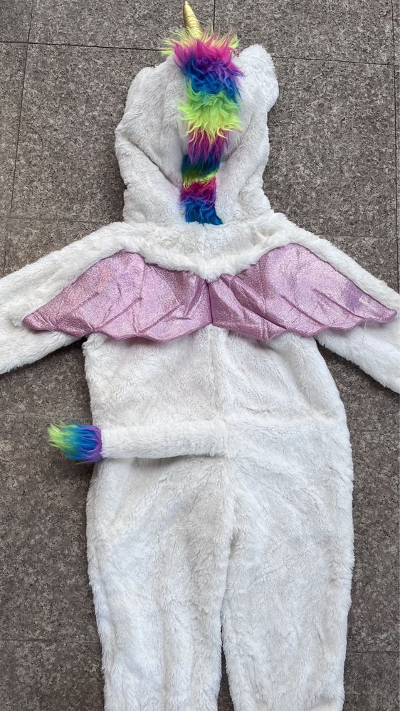 Costum carnaval, sedinte foto Unicorn, Inorog pufos, 2-3 ani