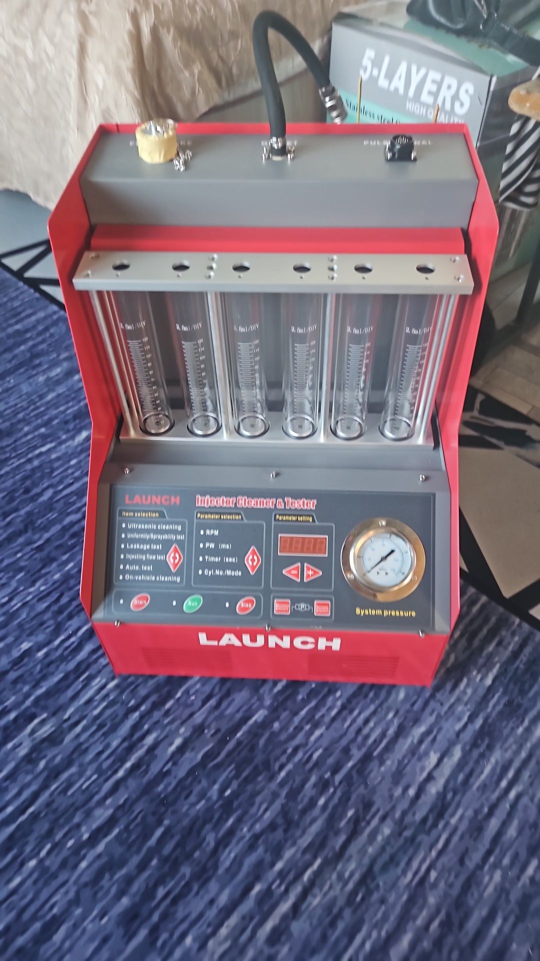 Стэнд для чистки форсунок Launch cnc602a