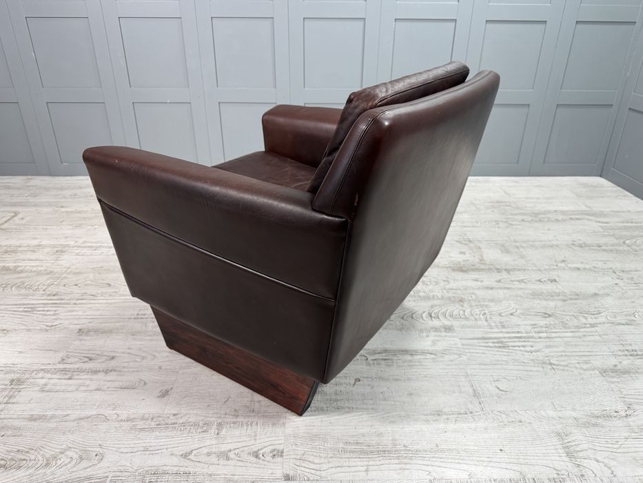 Винтидж, кожен фотьойл на Georg Thams от 60-те Д1053