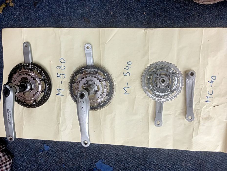 Manete și Schimbător Spate Față Shimano Deore XT pedalier Frână hidrau