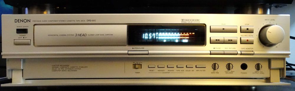 Casetofon Deck Sony TC K 590 , Casetofon Deck Denon DRS-810  3 capete