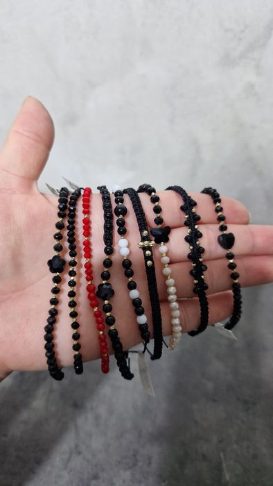 Bratari din aur 14K pe snur reglabil