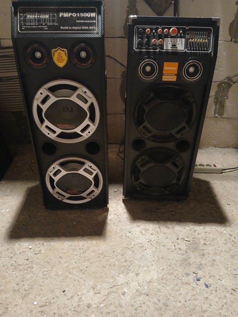 Boxe audio folosite