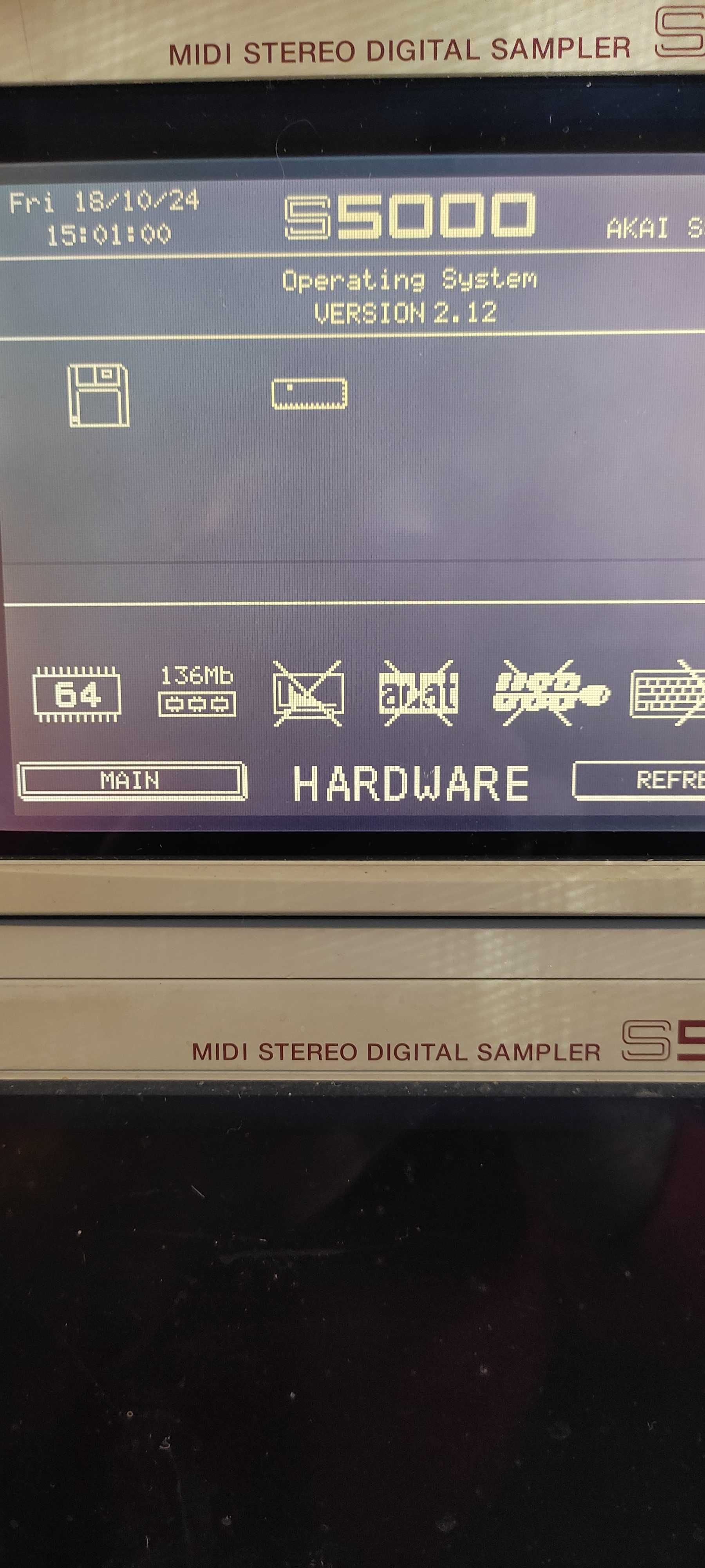 Akai S5000 sampler (самплер)