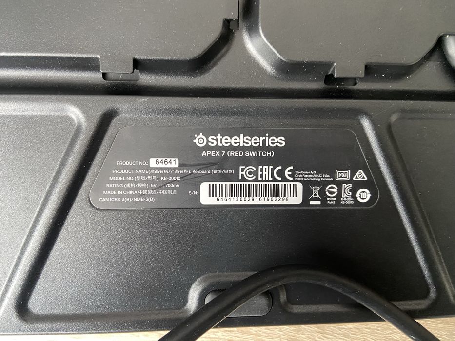 Tastatura mecanica Steelseries Apex 7 (Red Switch)