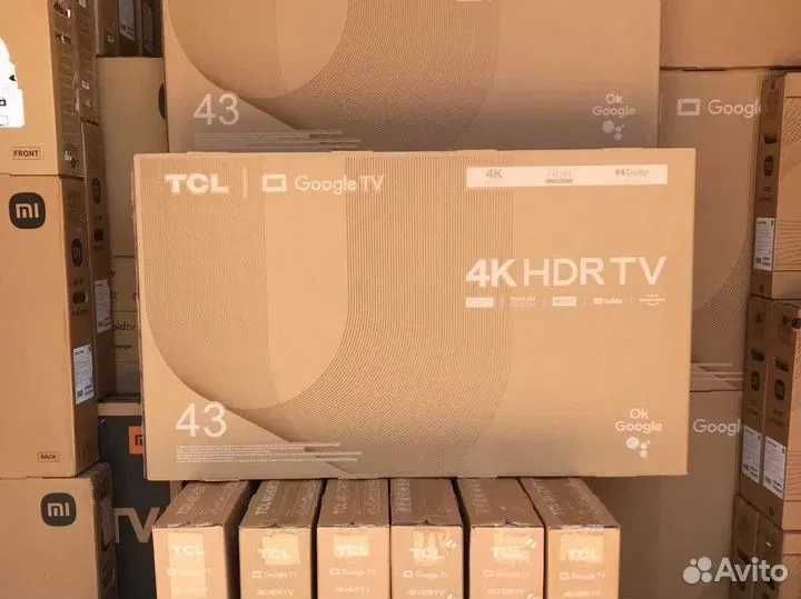Телевизор TCL 43/50/55/65 4K HDR Google TV QLED 100% оргинал