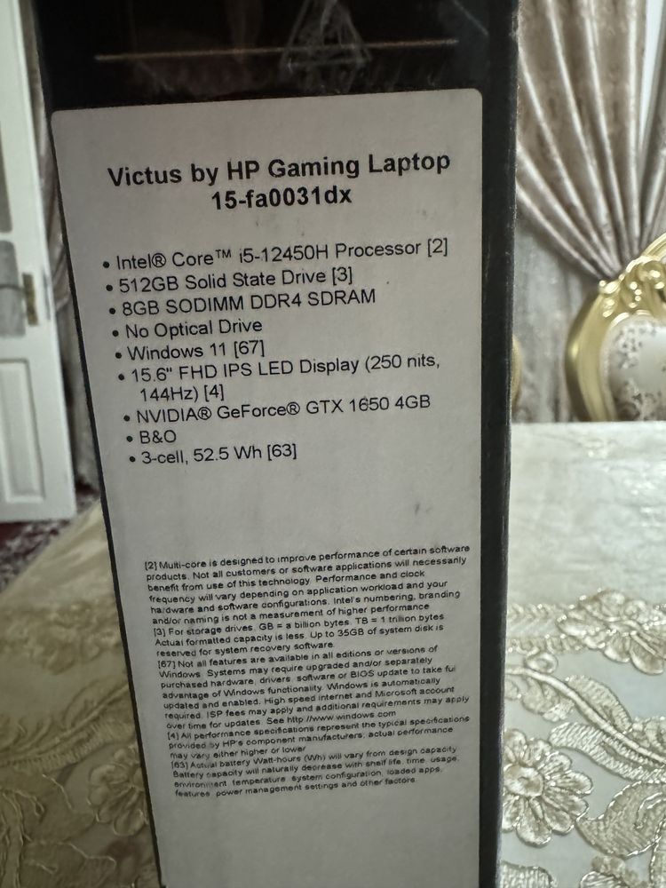 hp victus gaming laptop