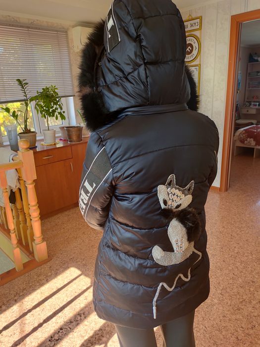 Зимний детский пуховик