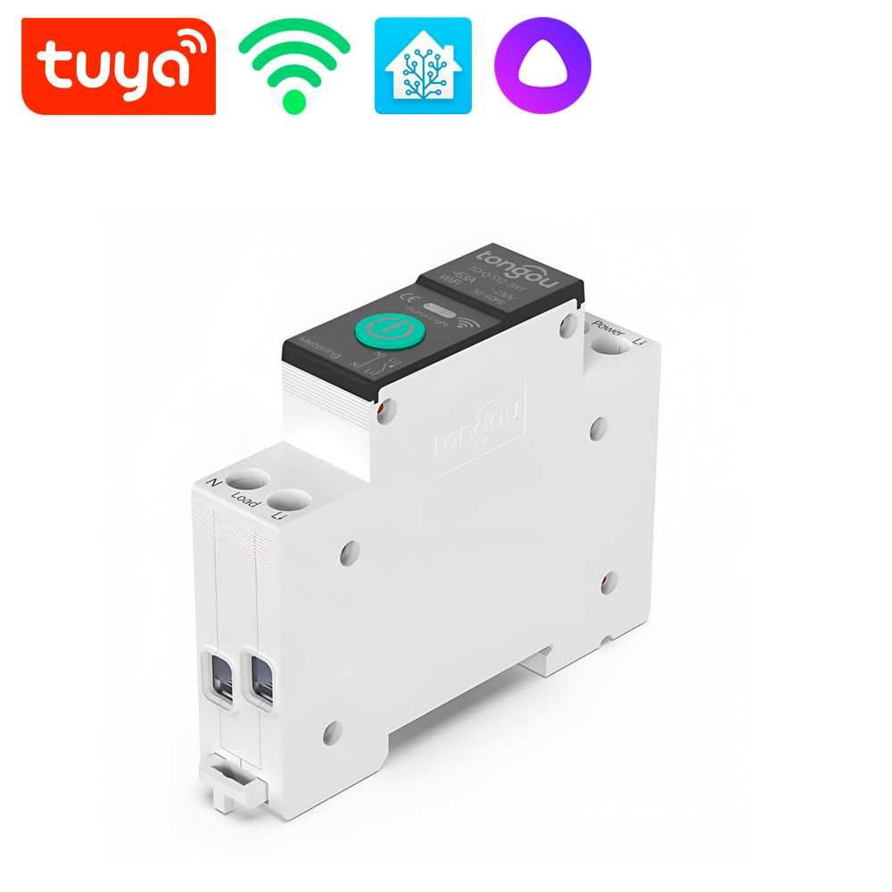 Умный Автоматический выключатель - Tuya WiFi - 1-63A