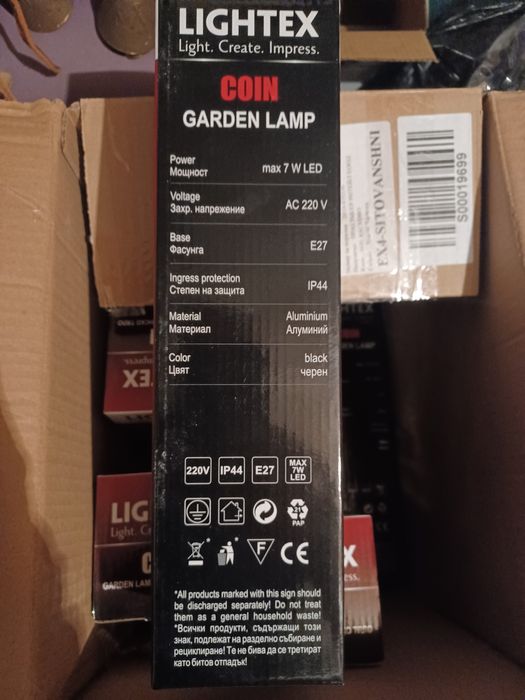 Градински лампи ( Чисто нови ) 25 лв бр.