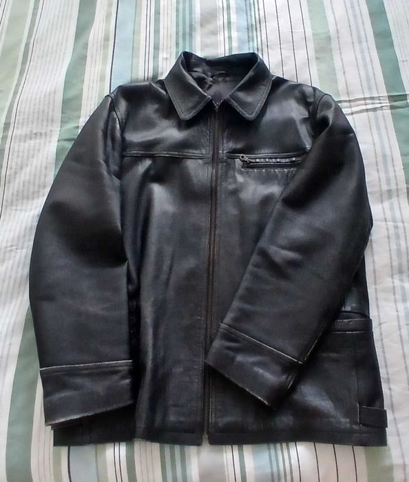 Geacă piele naturală pentru bărbați