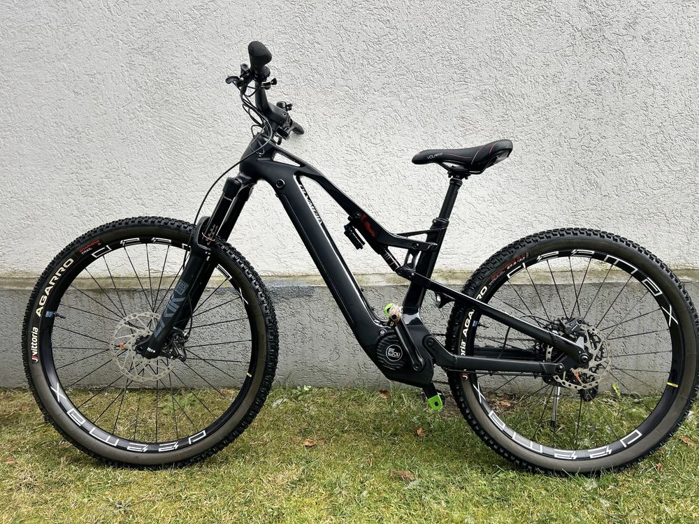 Bicicleta electrica Olympia karbo, Ebike ,full suspension, marime S-M