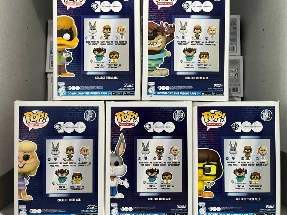 SET 5 Funko Pop Scooby Doo