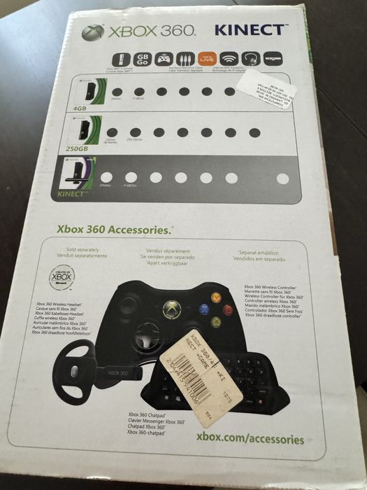 Vand XBOX 360 KINECT in perfecta stare ,aproape nou ambalaj original .