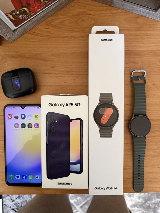 Samsung A25 5G+Watch 7 LTE+ Casti