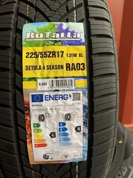 Нови всесезонни гуми ROTALLA SETULA 4 SEASON 225/55R17 101W XL НОВ DOT