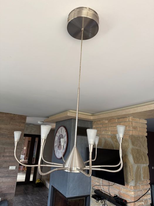 Полилей Ikea с траф на 12V и 8 лампички