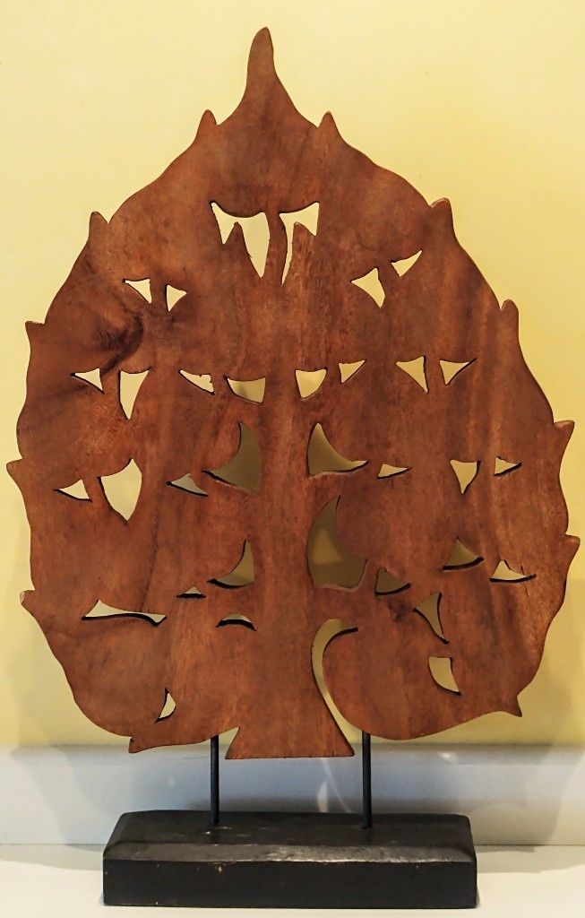 Дървото на живота, ДЪРВО с листа - фигура дърворезба, сувенир, подарък