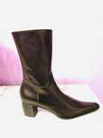 Cizme scurte NOI dama "THE SELLER", 100% Piele, Made in Italy