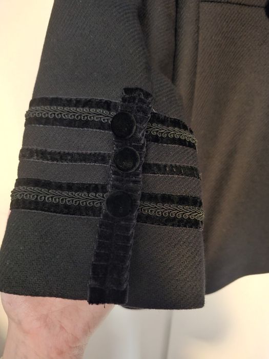 Palton ZARA woman 75% lana, negru, M (S)