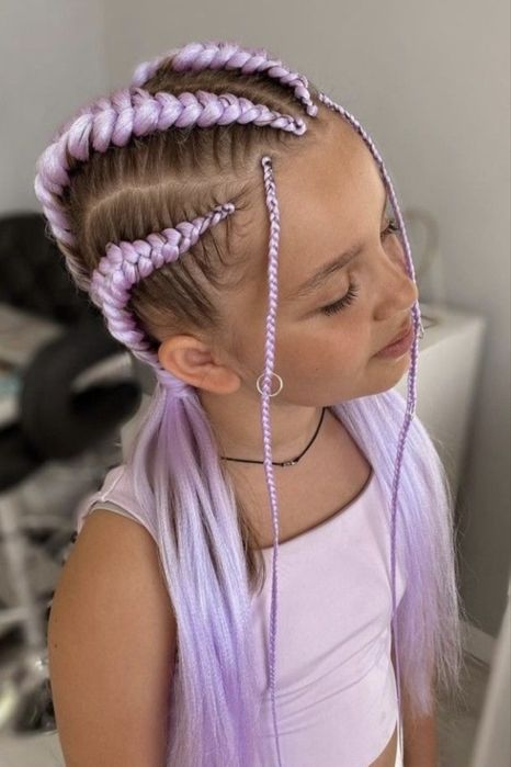 Codițe afro și împletituri cu extensii colorate!