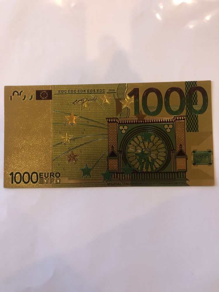 Сувенирна банкнота 1000 Евро