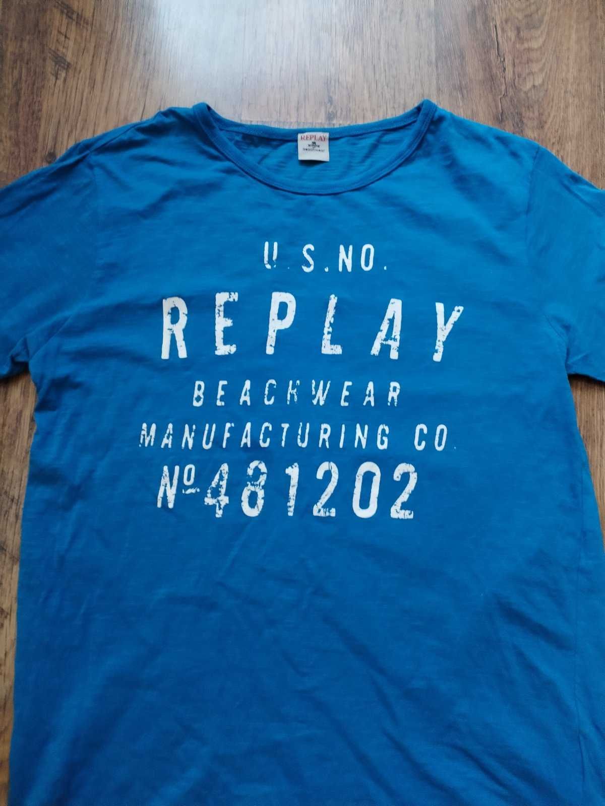 replay beachwear - страхотна мъжка тениска КАТО НОВА L