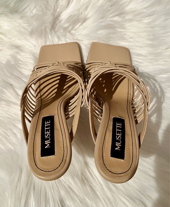 Sandals (Nude, Size 38)