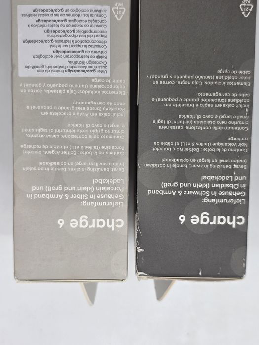 Bratara fitness Fitbit Charge 6, GPS + GLONASS, Bluetooth, NFC, Argint