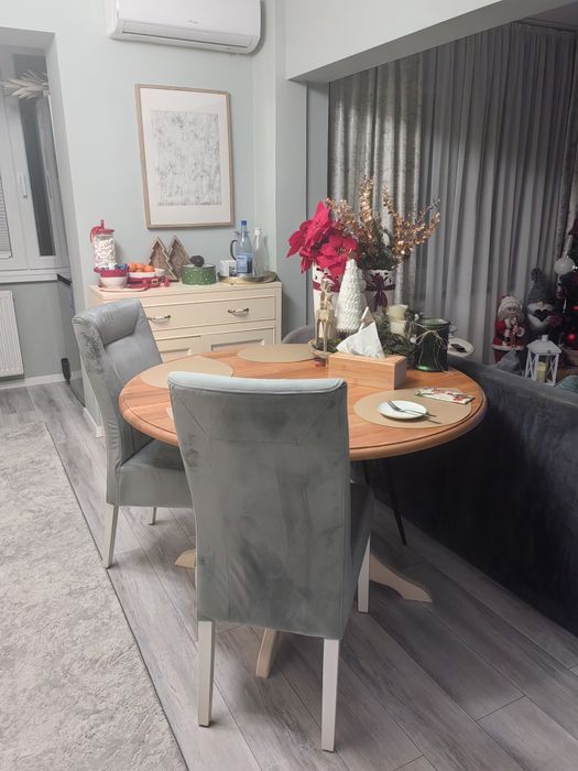 Scaun masa pentru living sau birou verde menta nou